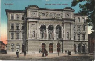 1917 Temesvár, Timisoara; Ferenc József városi színház. Vasúti levelezőlapárusítás 15. 1915. / theatre (EK)