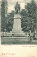 1905 Debrecen, Csokonai szobor. Pongrácz Géza kiadása. Kiss Ferenc felvétele