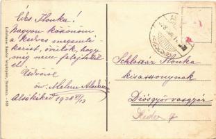 1928 Kéked, Alsókéked; Melczer kastély. Lehrbaum Sándor fényképész. Hátoldalon Özv. Melczer Aladárné...