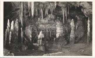 Aggteleki cseppkőbarlang, Minerva temploma, belső. Kessler Hubert dr. felvétele (EK)