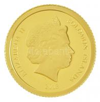 Salamon-szigetek 2011. 5$ Au "A világ hét új csodája - Tádzs Mahal" tanúsítvánnyal (0,5g/5...