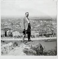 1925-1932 Pécsi, budapesti városképek. Gellért hegy, Erzsébet híd 11 db feliratozott üvegnegatív 10,...