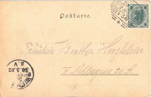 1902 Wien, Vienna, Bécs II. Prater, Meierei Krieau der Wiener Molkerei / restaurant. Art Nouveau, fl...