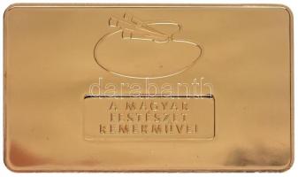 2014. "A magyar festészet remekművei /  A Lánchíd alapkőletétel 1864." aranyozott, multico...