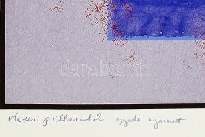 Bukta Imre (1952-): Mezei pillanatok, 1983. Szitanyomat, egyedi nyomat, papír, jelzett. 45,5×33,5 cm...