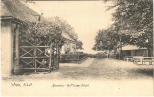 1905 Wien, Vienna, Bécs XVII. Hameau-Holländerdörfel, Strasse / Dutch village street
