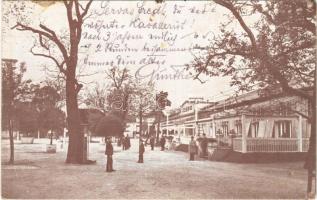 1918 Wien, Vienna, Bécs II. Kaisergarten im k.k. Prater, kasino / casino (EK)