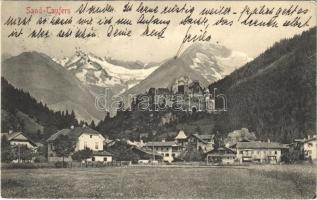 1907 Campo Tures, Sand in Taufers (Südtirol); general view, castle. Josef Kostner