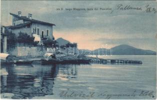 1905 Lago Maggiore, Isola dei Pescatori / boats (EK)
