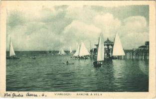 Viareggio, Barche a vela / sailboats, rowing boat (EK)