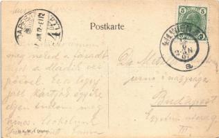 1907 Wien, Vienna, Bécs; Enthüllung des Kaiserin Elisabeth Denkmals / unveiling of the statue of Emp...