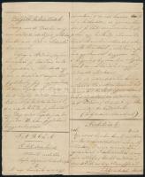 cca 1850-1856 'Kativári' c. fogoly élclap kézzel írt  száma, március 20.  2658. szám, kis ...