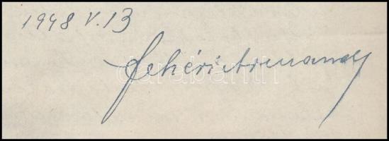 Fehéri Armand: Horthy rablásai és panamái. Péter Gábornak az ÁVO vezetőjének dedikált példány, mellé...