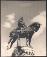 Kolozsvár, Mátyás király emlékmű, jelzetlen fotó, 27×22 cm