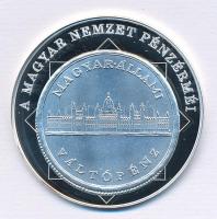 DN "A magyar nemzet pénzérméi - Az utolsó pengő 1944-1946" Ag emlékérem tanúsítvánnyal (10,37g/0.999/35mm) T:PP