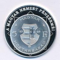 DN "A magyar nemzet pénzérméi - A forint rendszer bevezetése 1946-1948" Ag emlékérem tanúsítvánnyal (10,37g/0.999/35mm) T:PP