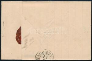 5kr on cover "BRASSÓ" - Hermanstadt Réznyomat 5kr levélen "BRASSÓ" - Hermanstadt