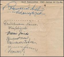 1945 Wesselényi utca 2. sz. alatti (Dohány utcai zsinagóga mellettt), Posztókereskedelmi Vállalat Rt...