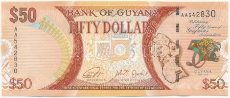 Guyana 2016. 50$ T:I  Guyana 2016. 50 Dollars C:UNC