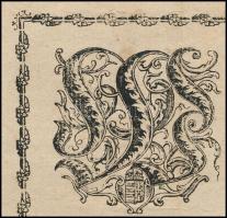 1817 Pest, kőműves és kőfaragó mesterlevél, rézmetszetű koronás nemzeti kiscímerrel, szárazpecséttel...