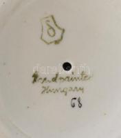 Drasche porcelán halak, 2 db, kézzel festett, jelzett, hibátlan, m: 8,5 és 15 cm