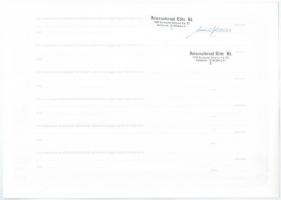 1998. "International Elite Üdülési és Építési Részvénytársaság" elsőbbségi részvénye 1000F...