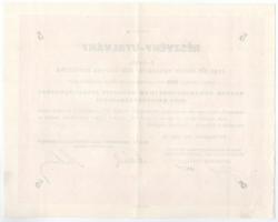 Budapest 1924. "Magyar Takarékpénztárak Központi Jelzálogbankja" részvény-utalványa 5db, e...