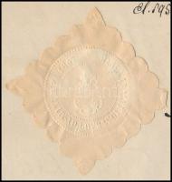 1895 Erdély Sándor (1839-1922) a Bánffy-kormány  igazságügy-miniszterének (1895-1899) saját kezű alá...