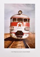 Ganz-MÁVAG mozdonyok, színes fotók albumba rendezve, feliratozva, 29 db, 12×17 cm