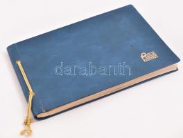 Ganz-MÁVAG mozdonyok, színes fotók albumba rendezve, feliratozva, 29 db, 12×17 cm