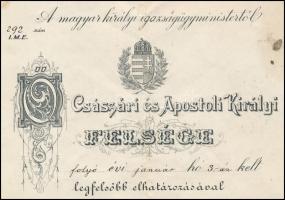 1914 Balogh Jenő (1864-1953) második Tisza István-kormány igazágügy-miniszterének (1913-1917) a teme...