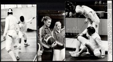 Vívók, 7 db sajtófotó, 16×8,5 és 13×19 cm