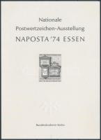 NAPOSTA Essen bélyegkiállítás emlékív, NAPOSTA Essen souvenir sheet