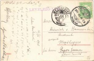 1911 Herkulesfürdő, Baile Herculane; Herkules tér, József főherceg szálloda, Eberle Keresztély üzlet...