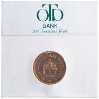 1902KB 1f Br "OTP Bank XV. kerületi Fiók / Korona Történeti Kiállítás emlékére 1995" papír...
