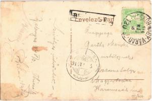 1914 Belényes, Beius; M. kir. posta hivatal, Kohn Jenő Városi Szálloda. Wagner Villi kiadása / post ...