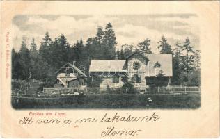 1899 (Vorläufer) Oravica, Oravita; Erdei lak a Puskáshegyen. C. Kehrer / Puskas am Lupp / forest house (kis szakadás / small tear)