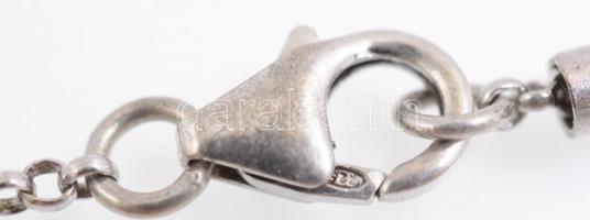 Ezüst(Ag) nyaklánc, jelzett, h: 46 cm, nettó: 22,1 g