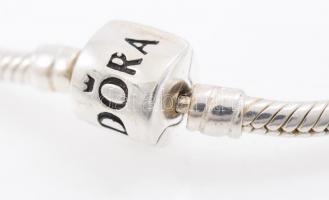 Ezüst(Ag) karkötő, Pandora jelzéssel, nettó: 12,52 g