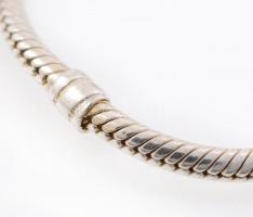 Ezüst(Ag) karkötő, Pandora jelzéssel, nettó: 12,52 g