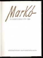 2 db id. Markó Károly művészetét bemutató könyv: Bodnár Éva: id. Markó Károly (1791-1860). Bp.,1980,...