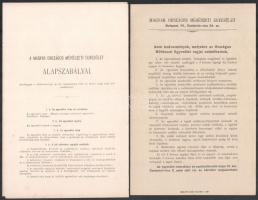 cca 1904 Magyar Országos Méhészeti Egyesület nyomtatványai 3 db: 
1904. évi árjegyzék méhkaptárokró...