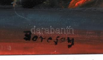 Barcsay jelzéssel: Társaság. Olaj, farost. 50x60 cm