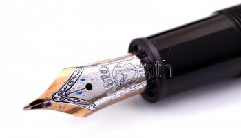 Mont Blanc Meisterstück (146-46-M) töltőtoll újszerű állapotban, eredeti dobozában, hozzá bontatlan ...