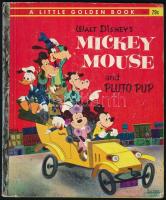 Mickey Mouse and Pluto pup. New York, 1953, Golden Press. Kiadói kartonált kötés, kis kopással, angol nyelven.