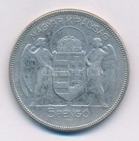 1930. 5P Ag "Horthy jobbra" T:3 Adamo P8