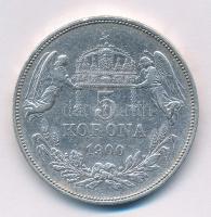 1900KB 5K Ag "Ferenc József" T:2-,3 Adamo K7