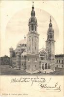 1905 Nagyszeben, Hermannstadt, Sibiu; Catedrala gr. or. / Görögkeleti ortodox székesegyház / Orthodox cathedral (fl)