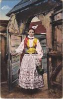 Magyar-székely leány, erdélyi folklór / Ungarisches Székler Mädchen (Siebenbürgen) / Transylvanian folklore (EK)