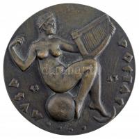 Csúcs Ferenc (1905-1999) 1943. "Ady / Musa - Poetae" kétoldalas Br emlékérem (383,74g/86mm...